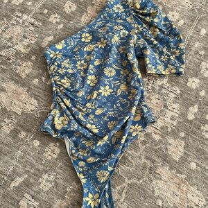 Free People Blue and White Garment